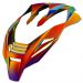 DASZEK ICON DO KASKÓW AIRFLITE PRISM KOLOROWY, Producent: Icon, Rozmiar: Inny, Kolor: Inny , Materiał: Plastik, Rodzaj: Męskie